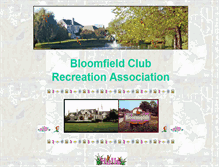 Tablet Screenshot of bloomfieldclub.org